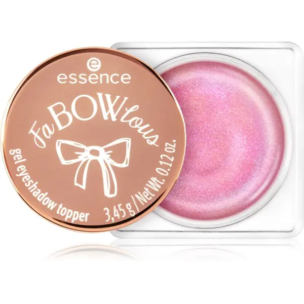 essence essence FaBOWlous gel sjenila za oči sa šljokicama nijansa 01 Bow, So Dazzling! 3.45 g