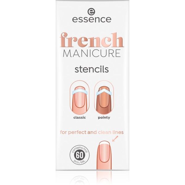 Essence Essence French MANICURE šablone za francusku manikuru 60 kom