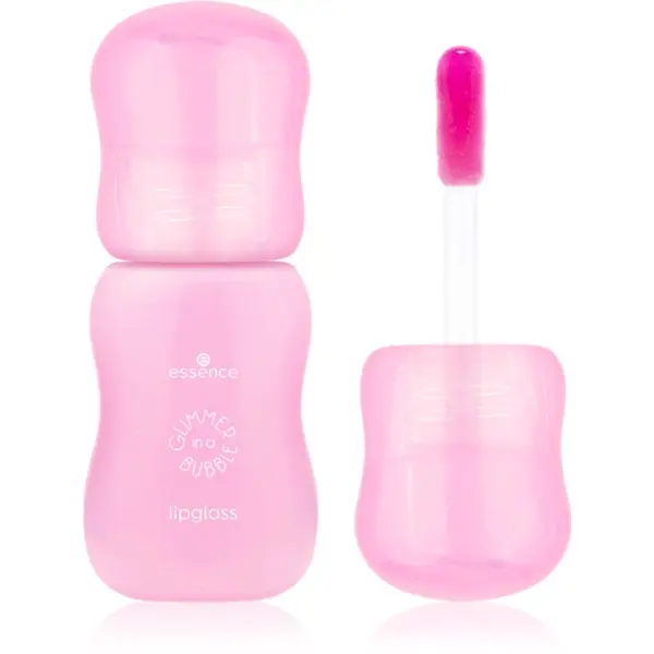 essence essence GLIMMER IN A BUBBLE sjajilo za usne nijansa 01 Born To Glimmer 3.5 ml