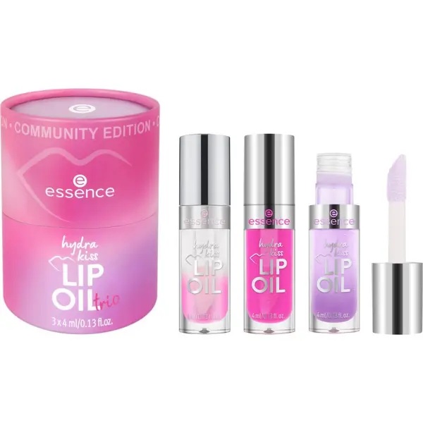 essence essence Hydra Kiss Lip Oil Trio set za usne