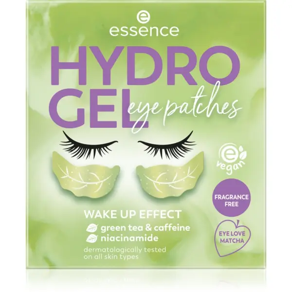 essence essence HYDRO GEL hidrogel maska za okoloočno područje Eye Love Matcha 1 par