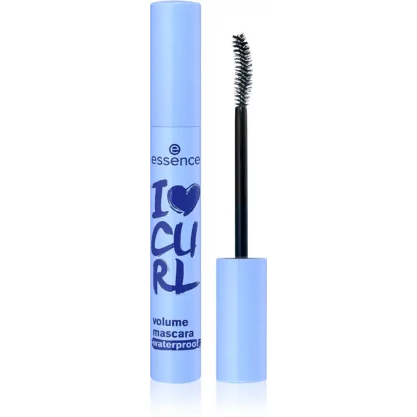 essence essence I LOVE CURL vodootporna maskara za volumen crna 10 ml