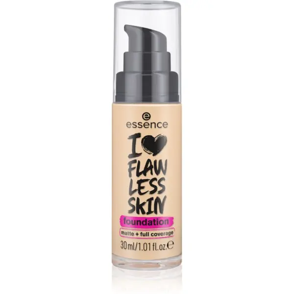 essence essence I LOVE FLAWLESS SKIN puder s visokim prekrivanjem s mat efektom nijansa 30 - Dark Porcelain 30 ml