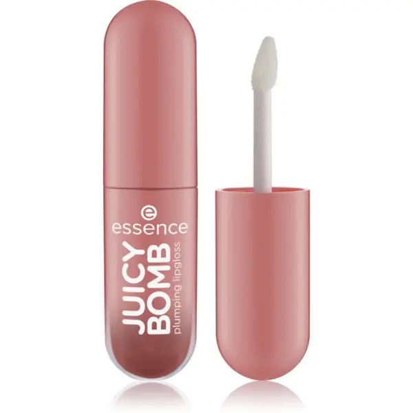 essence essence Juicy Bomb sjajilo za usne s plumping efektom nijansa 04 Blossom Peach 2.6 ml