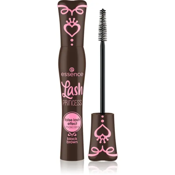 essence essence Lash PRINCESS maskara za efekt umjetnih trepavica nijansa Black Brown 12 ml