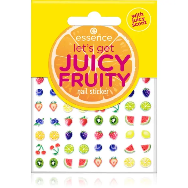 essence essence let's get JUICY FRUITY Naljepnice za nokte 56 kom