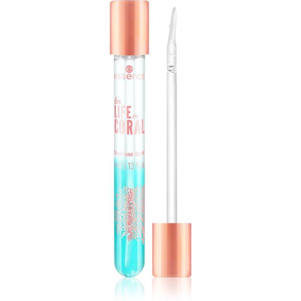 essence essence LIFE in CORAL ulje za usne nijansa 01 Cute, Cuter, Corals! 4 ml