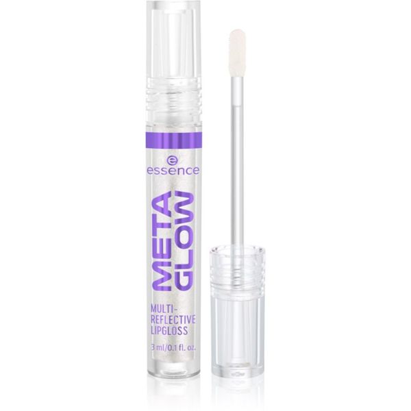 Essence Essence META GLOW MULTI-REFLECTIVE sjajilo za usne s holografskim efektom nijansa 01 Cyber Space 3 ml