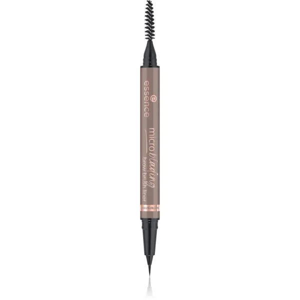 essence essence Microblading olovka za obrve s kistom nijansa Light Brown 0.6 ml