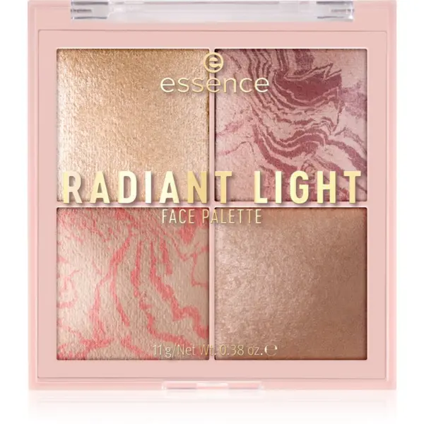 essence essence Radiant Light paleta highlightera i rumenila nijansa Glow Icon 11 g