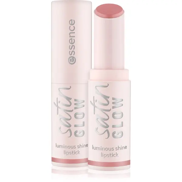 essence essence satin GLOW Kremasti ruž sa satenskim odsjajem nijansa 02 Blushin It 3.5 g