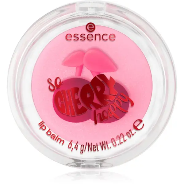 essence essence SO CHERRY happy balzam za usne nijansa 01 Cheeky Cherry 6.4 g