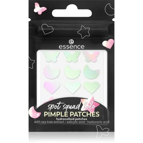 essence essence Spot Squad Holo Pimple Patches flasteri za problematičnu kožu lica 24 kom