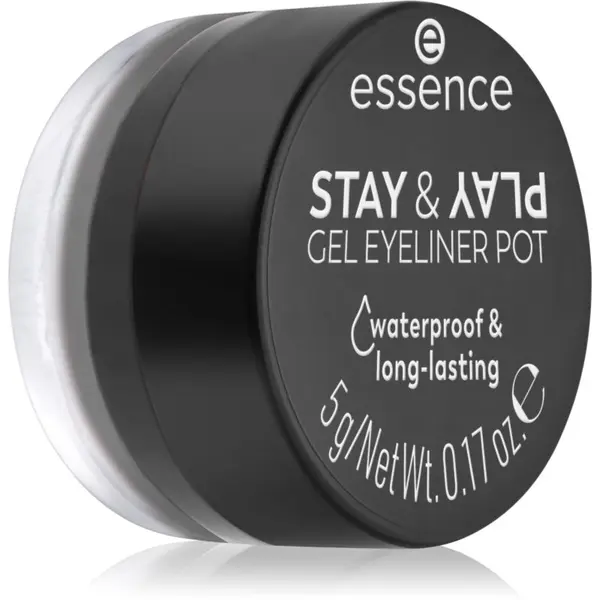 essence essence STAY & PLAY Eyeliner nijansa 01 Black 5 g