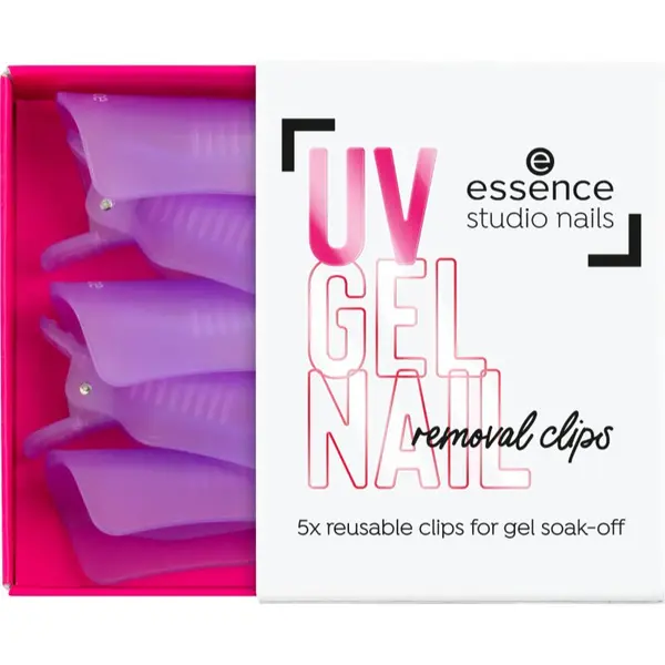essence essence studio nails UV GEL NAIL kopče za skidanje gel manikure 5 kom