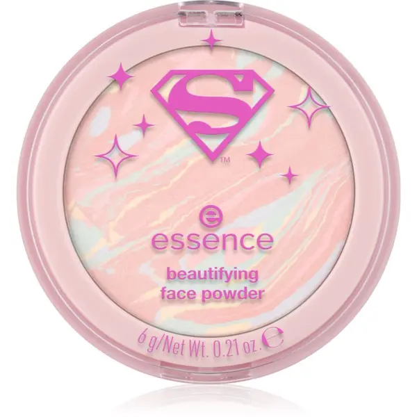 essence essence Superman kompaktni puder za sjaj lica 6 g