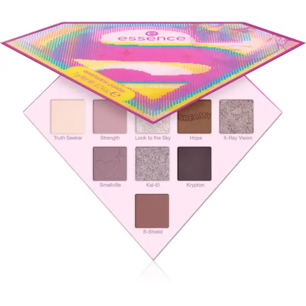 essence essence Superman paleta sjenila za oči nijansa 01 Find your power 7 g