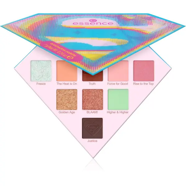 essence essence Superman paleta sjenila za oči nijansa 02 Join the league 7 g