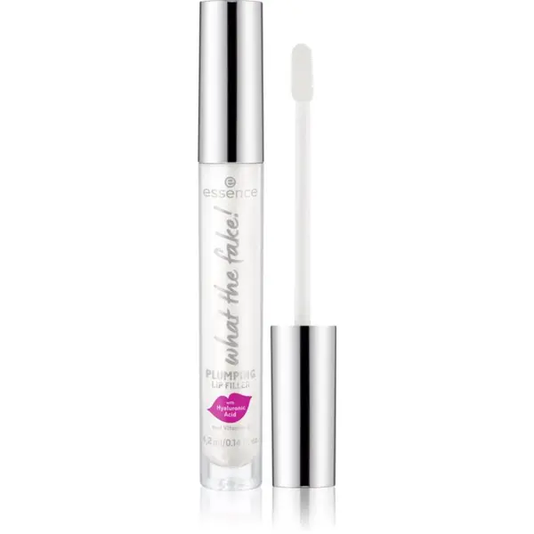 essence essence WHAT THE FAKE! sjajilo za usne za veći volumen nijansa 01 oh my plump! 4.2 ml