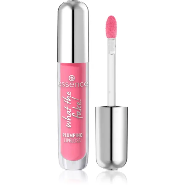essence essence WHAT THE FAKE! sjajilo za usne za veći volumen nijansa 102 Pink About It 4 ml