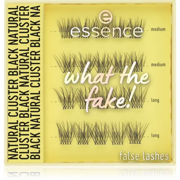 essence essence WHAT THE FAKE! umjetne trepavice 06 Natural Cluster Block 1 kom