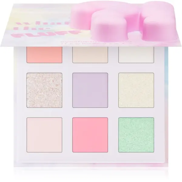 essence essence WHAT THE FLUFF?! paleta sjenila za oči nijansa 01 Cotton Candy Skies 11.6 g