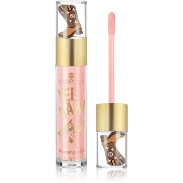 essence essence YEE HAW! ulje za usne s plumping efektom nijansa 01 Boots On, Carry On! 5 ml