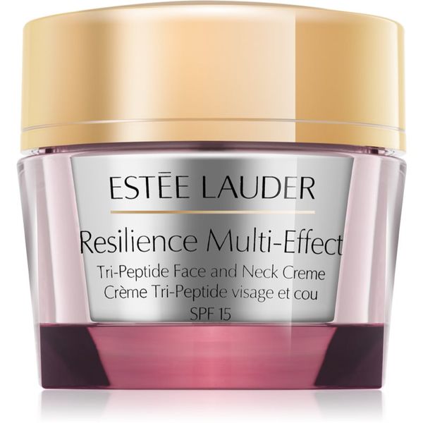 Estée Lauder Estée Lauder Resilience Multi-Effect Tri-Peptide Face and Neck Creme SPF 15 intenzivna hranjiva krema za suho lice SPF 15 50 ml