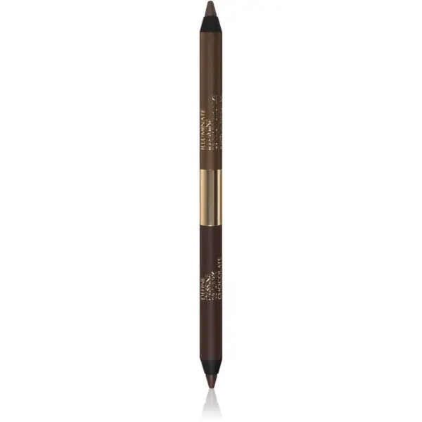 Estée Lauder Estée Lauder Smoke & Brighten Kajal Eyeliner Duo olovka za oči Kajal nijansa Dark Chocolate / Rich Bronze 1 g