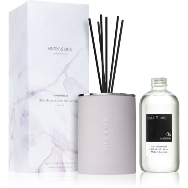 ester & erik ester & erik room diffuser danish pear & white blossom (no. 04) aroma difuzer s punjenjem 300 ml