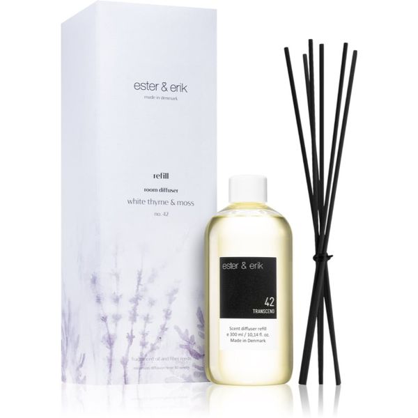 ester & erik ester & erik room diffuser white thyme & moss (no. 42) punjenje za aroma difuzer 300 ml