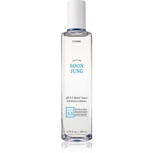ETUDE ETUDE SoonJung pH 5.5 Relief Toner umirujući tonik za lice za regeneraciju i obnovu lica 200 ml