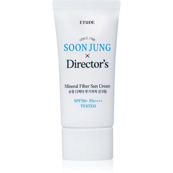 ETUDE ETUDE SoonJung X Directors Sun Cream mineralna zaštitna krema za lice i osjetljive dijelove tijela SPF 50+ 50 ml