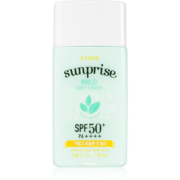 ETUDE ETUDE Sunprise Mild Airy Finish mineralni zaštitni fluid za lice SPF 50+ 55 ml