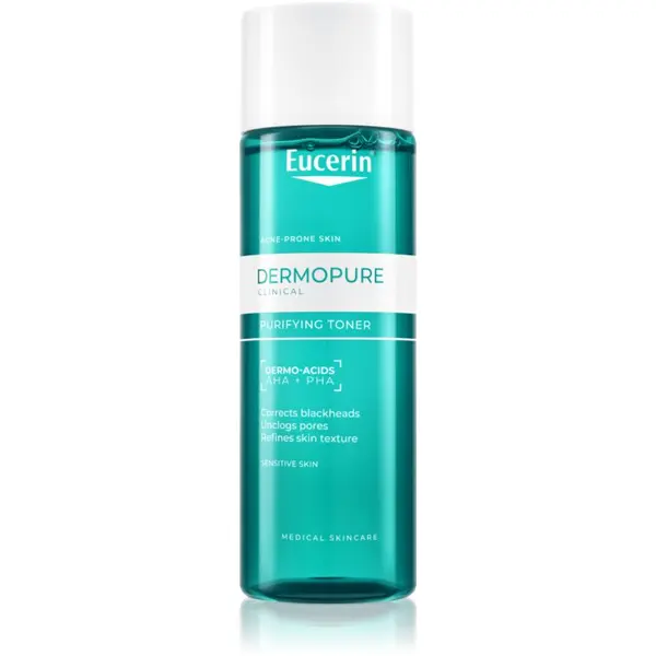 Eucerin Eucerin DermoPure Clinical Purifying Toner toner za čišćenje za nepravilnosti na licu sklono aknama 200 ml