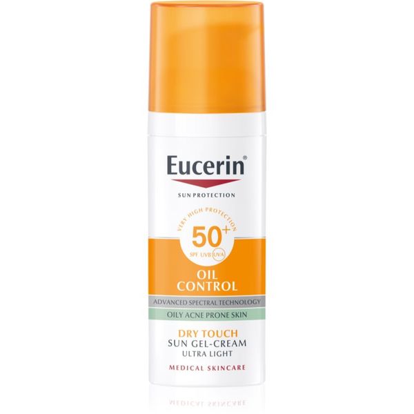 Eucerin Eucerin Sun Oil Control zaštitni kremasti gel za lice SPF 50+ 50 ml