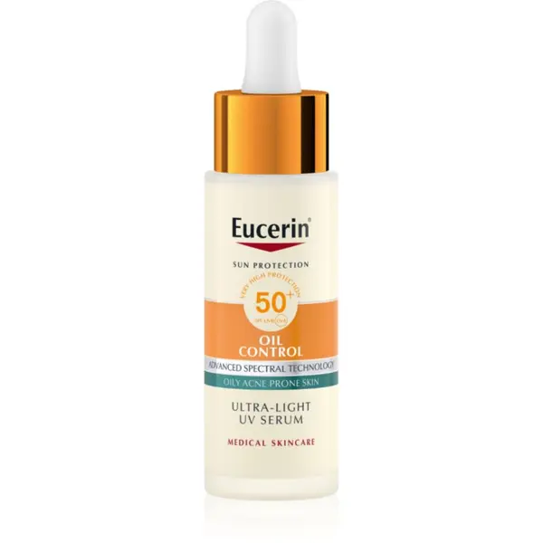 Eucerin Eucerin Sun Protection Oil Control Ultra-Light UV Serum zaštitni serum SPF 50+ 30 ml