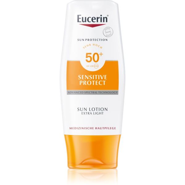 Eucerin Eucerin Sun Sensitive Protect extra light mlijeko za sunčanje SPF 50+ 150 ml