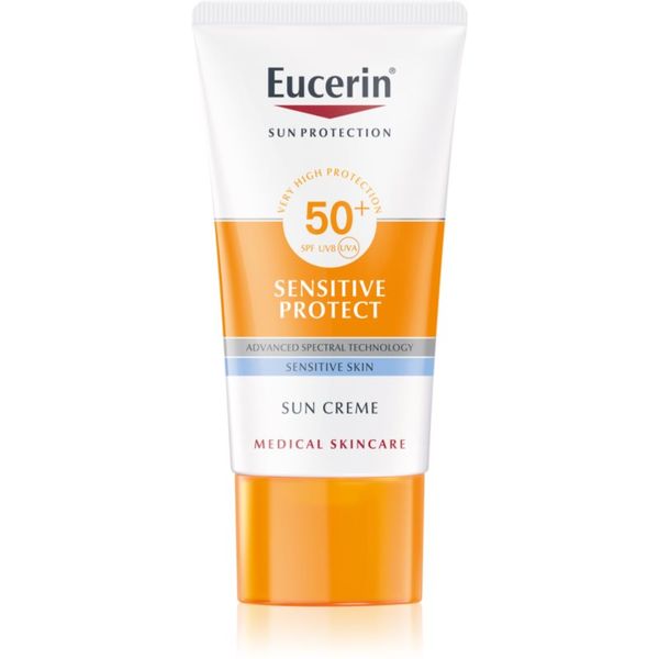 Eucerin Eucerin Sun Sensitive Protect zaštitna krema za lice SPF 50+ 50 ml