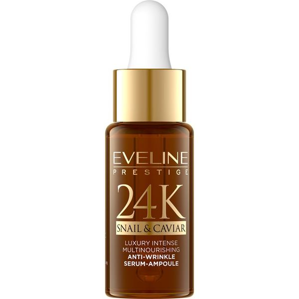 Eveline Cosmetics Eveline Cosmetics 24K Snail & Caviar serum protiv bora s ekstraktom puža 18 ml