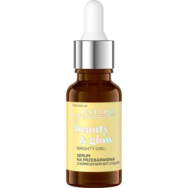 Eveline Cosmetics Eveline Cosmetics Beauty & Glow Brighty Girl! serum za ujednačavanje tena lica s vitaminom C 18 ml