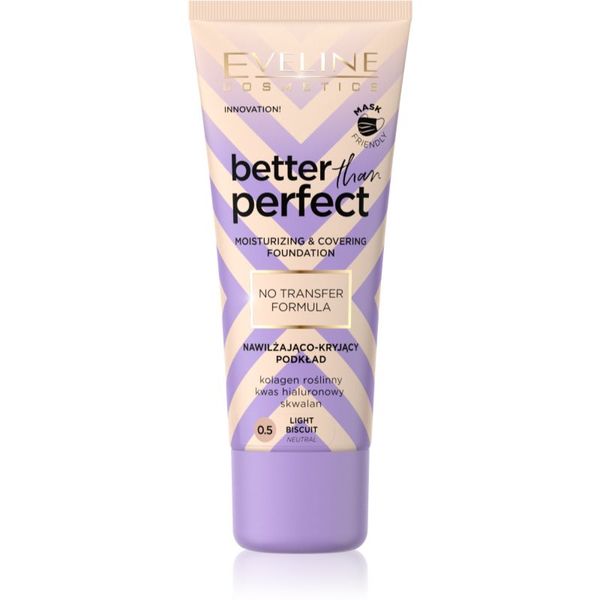 Eveline Cosmetics Eveline Cosmetics Better than Perfect puder s visokim prekrivanjem s hidratantnim učinkom nijansa 0.5 Light Biscuit Neutral 30 ml