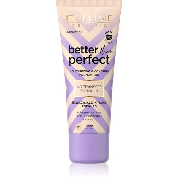 Eveline Cosmetics Eveline Cosmetics Better than Perfect puder s visokim prekrivanjem s hidratantnim učinkom nijansa 01 Ivory Neutral 30 ml