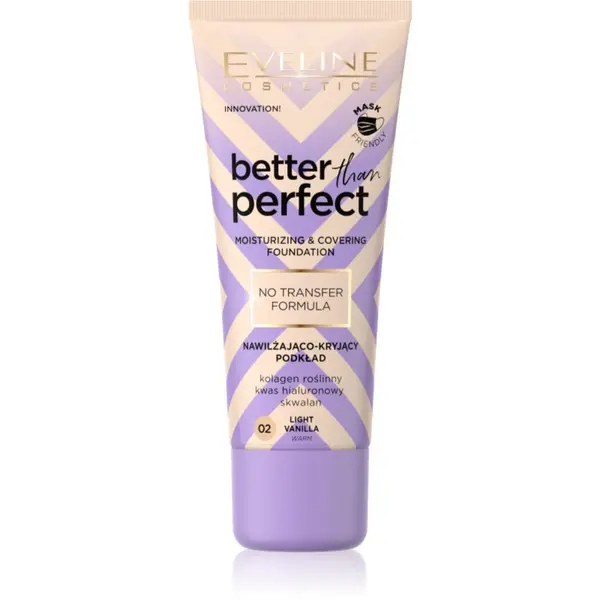 Eveline Cosmetics Eveline Cosmetics Better than Perfect puder s visokim prekrivanjem s hidratantnim učinkom nijansa 02 Light Vanilla Warm 30 ml