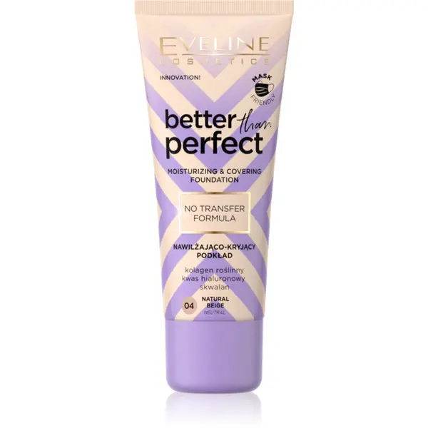 Eveline Cosmetics Eveline Cosmetics Better than Perfect puder s visokim prekrivanjem s hidratantnim učinkom nijansa 04 Natural Beige Neutral 30 ml