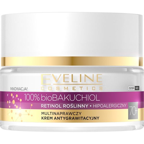 Eveline Cosmetics Eveline Cosmetics Bio Bakuchiol multi korektivna krema protiv znakova starenja 70+ 50 ml