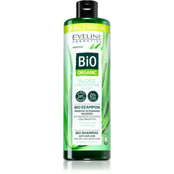 Eveline Cosmetics Eveline Cosmetics Bio Organic Natural Aloe Vera šampon protiv opadanja kose s aloe verom 400 ml