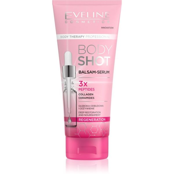 Eveline Cosmetics Eveline Cosmetics Body Shot 3x Peptides regenerirajući balzam za izrazito suhu kožu 200 ml
