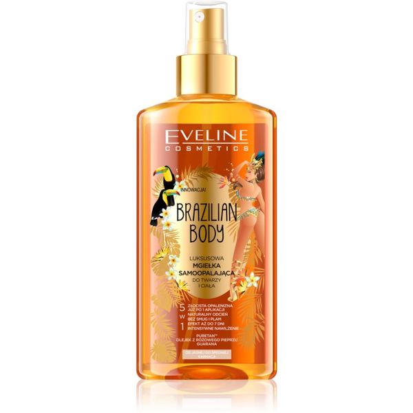 Eveline Cosmetics Eveline Cosmetics Brazilian Body bronz sprej za samotamnjenje za prirodan izgled 150 ml