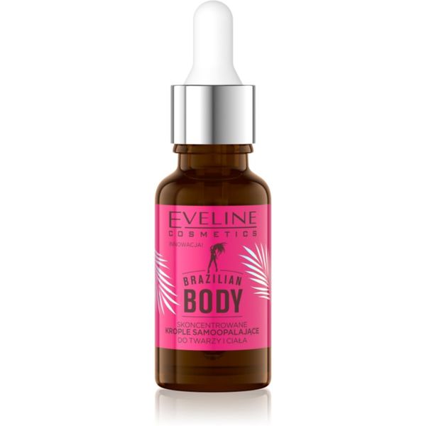 Eveline Cosmetics Eveline Cosmetics Brazilian Body kapi za samotamnjenje za lice i tijelo 18 ml